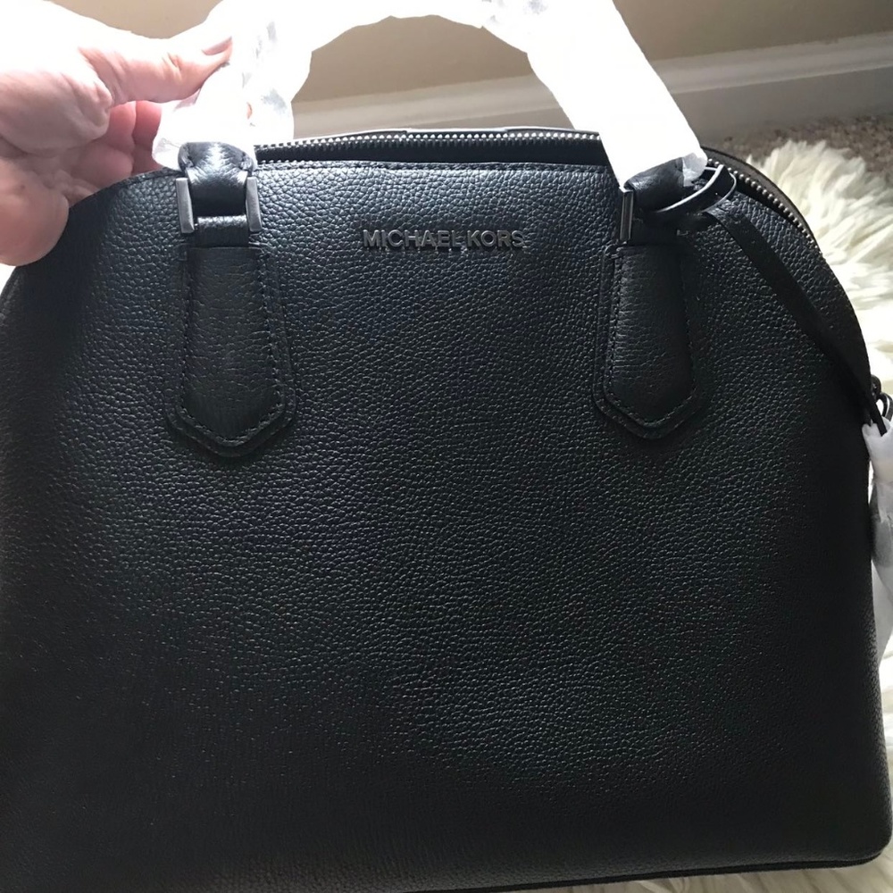 Michael Kors Satchel, Black, Large